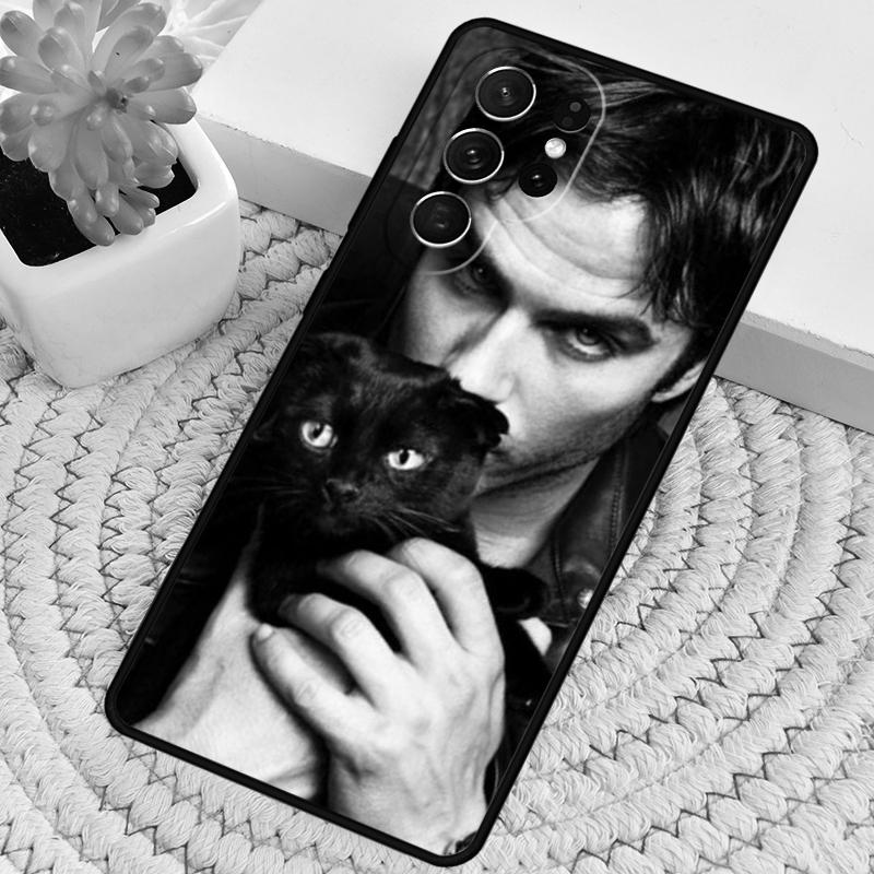Handsome Ian Somerhalder Silicone Phone Case For Samsung Galaxy note 10 pro S26 S25 S24 S23 S22 S21 Plus S25Ultra Capa Cover