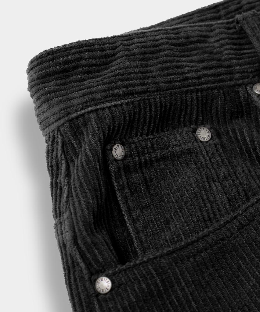 Dimiteulibeullaeg Essential Fade Wash Curved Pants_Corduroy Black