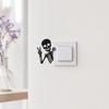 Funny Skeleton Switch Sticker Light Switch Decals Self Adhesive Wall Art Decor