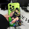 Anime J-JoJos Bizarre Adventure Phone Case For IPhone 17 16 15 14 13 12 11 X XR XS Plus Pro Max Mini Soft Black Cover