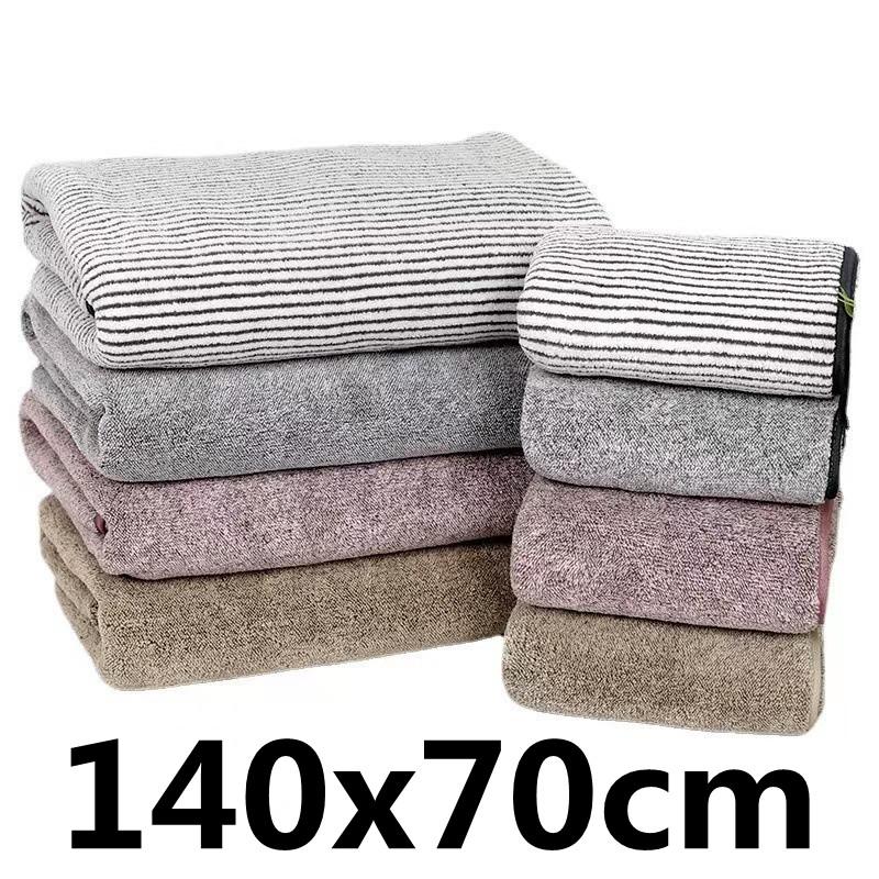 thicken Bamboo Charcoal Coral Velvet Bath Towel For Adult Soft Absorbent Quick-Drying Towel Home Bathroom Microfiber Towel Sets