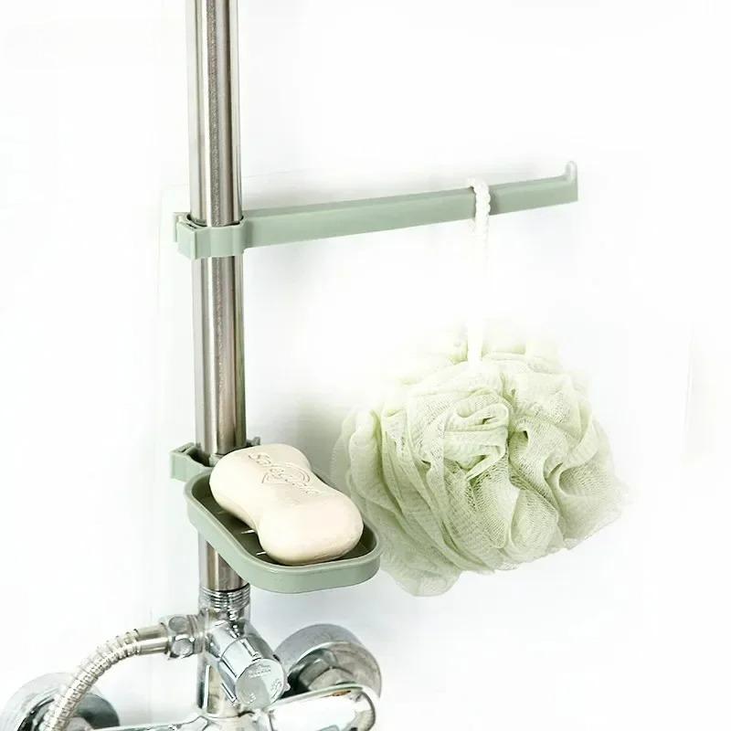 Sink Hanging Storage Rack Storage Holder Sponge Bathroom Kitchen Faucet Clip Dish Cloth Clip Shelf Drain Dry Towel Organizer