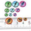 6/812mm 4D Holographic Lure Eyes Fly Tying Jigs Crafts Dolls