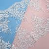 50Yard Bilateral Embroidery Lace Accessories Fabric Wedding Curtain Tablecloth Handmade Diy Material Wedding Stage Fabric