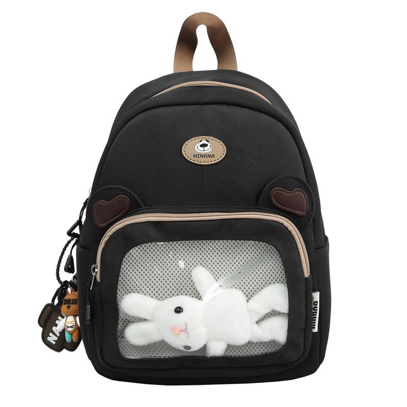Schoolbag Cute Backpack Backpack 1011 Large Capacity Pain Bag New Doll Shoulder Bag Cartoon School Bag Internet Celebrity Japan and Korea