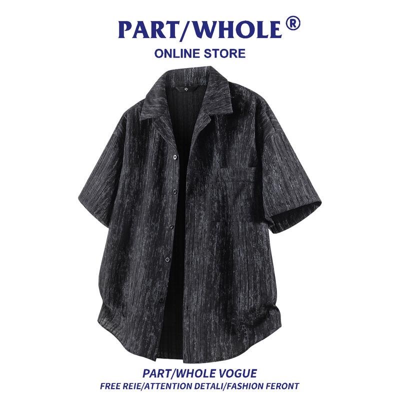 PART/WHOLE Men s Retro Tie-Dye Short Sleeve Cooling Shirt L