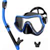 Diving Set: Mask With Tube, Snorkel, Swimming Goggles, Snorkeling