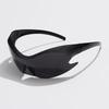 Non-polarized Classic Fashion Punk Women Alien Mirror Integrated Design Future Technology Sense Sunglasses Sunscreen Men Eyeglasses