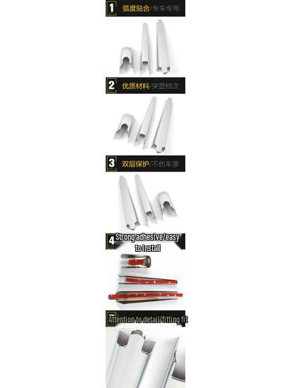 Lexus NX200 Rear Wiper Cover: Electroplated Decorative Sticker for Models '15 and Up