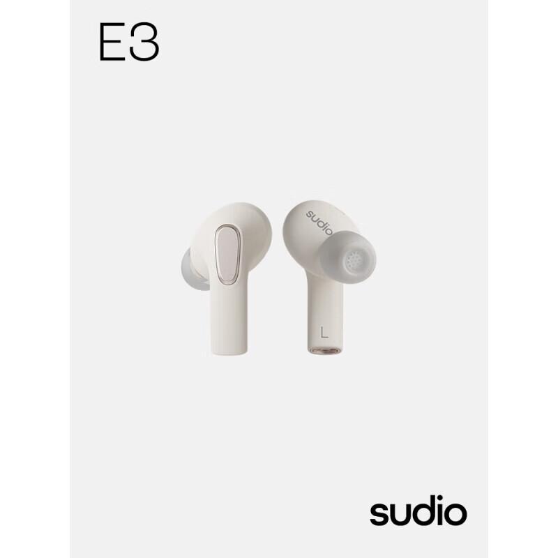

SUDIO E3 True Wireless Hybrid Noise-Cancelling Earbuds