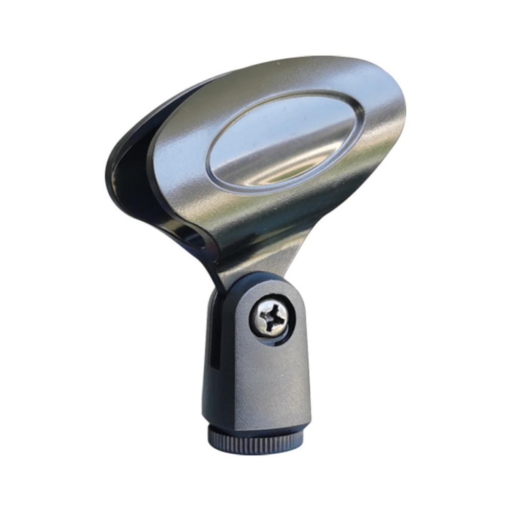 New Universal Microphone Clip Rotatable Durable Mic Mount Holder Handheld Mic Accessories Wireless/ Wired Mic