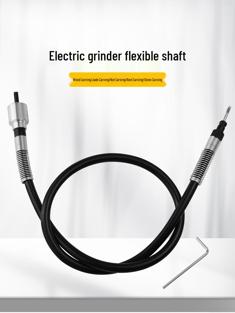 Electric Woodworking Carving Knife Adapter for Engraving & Lettering Chisels with Flexible Shaft