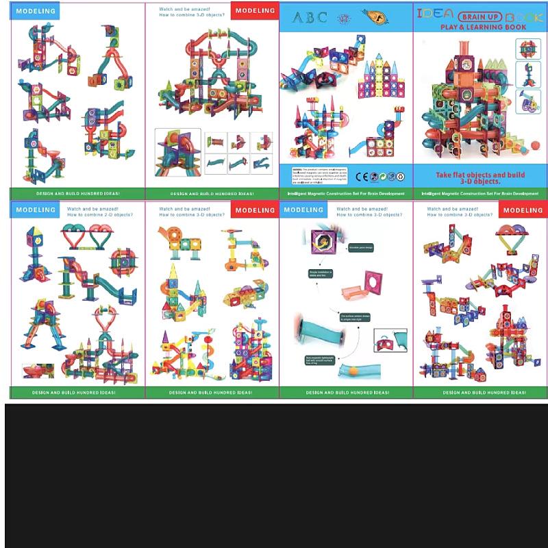 Magnetic Window Tiles: Colorful Building Blocks for Children