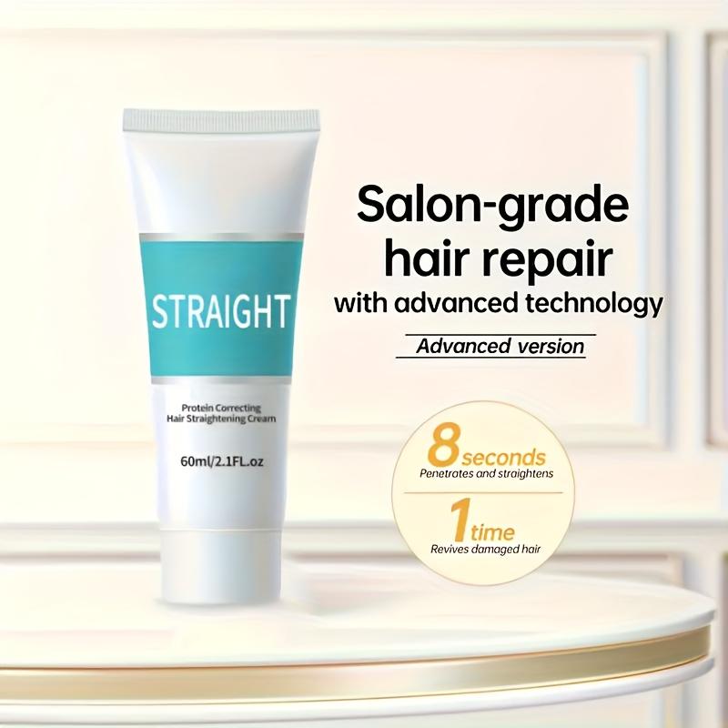 60 ml Cremă pentru îndreptarea părului cu cheratina Tratament profesional deteriorat Netezire Îngrijirea părului cret Cremă cu proteine ​​drepte
