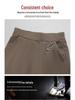 Elastic High-Waist Wide-Leg Pants for Middle-Aged and Elderly Women - Spring & Autumn Casual Plus Size