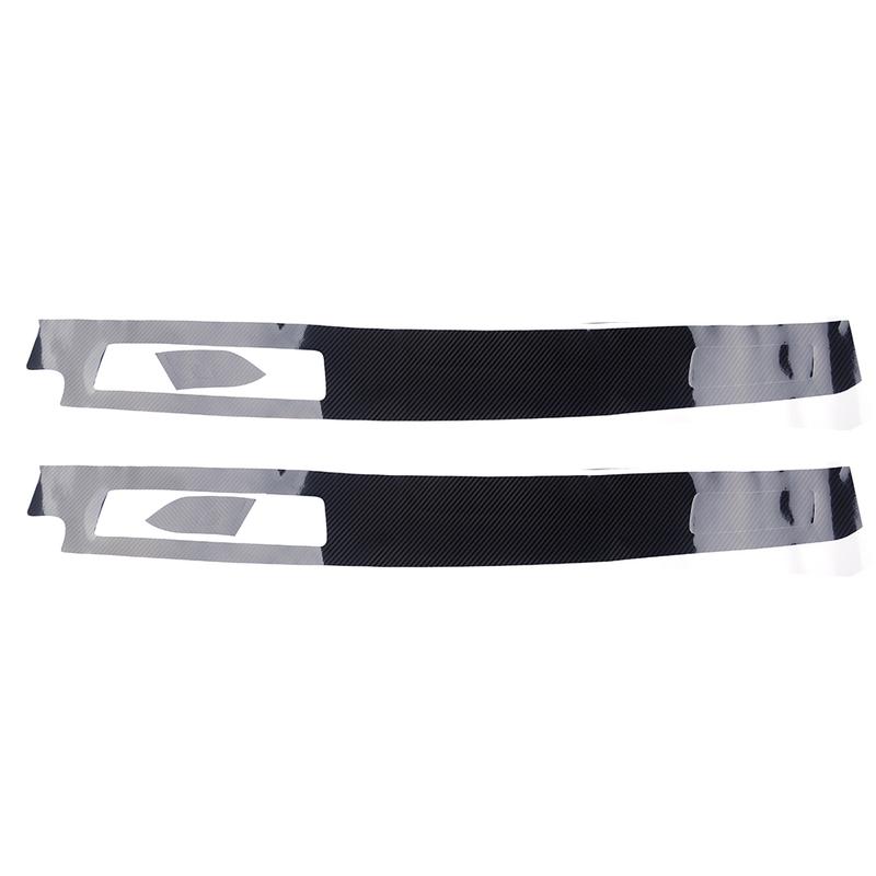 18pcs 5D Glossy Carbon Fiber Style Sticker Decal Trim Decoration Fit For BMW 5-Series E60 2003-2007 2008 2009 2010