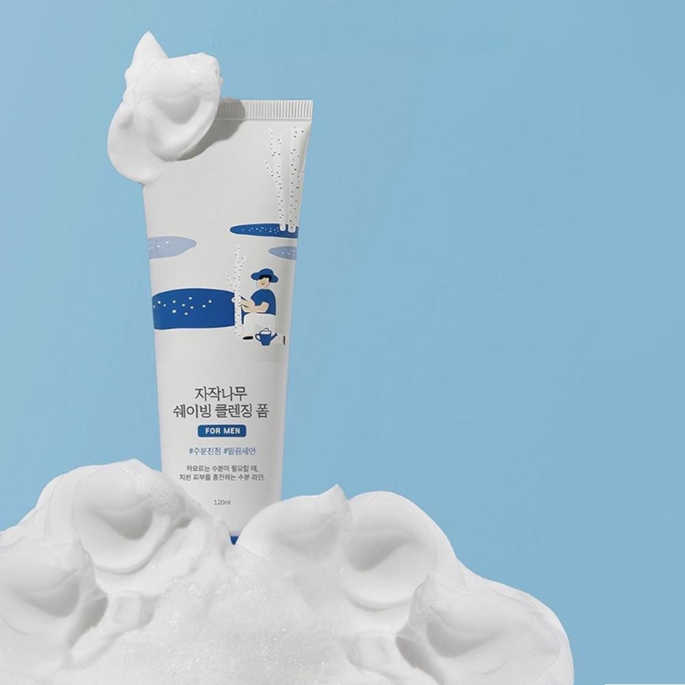 [ROUND LAB] For Men Birch Juice Shaving Cleansing Foam 120ml