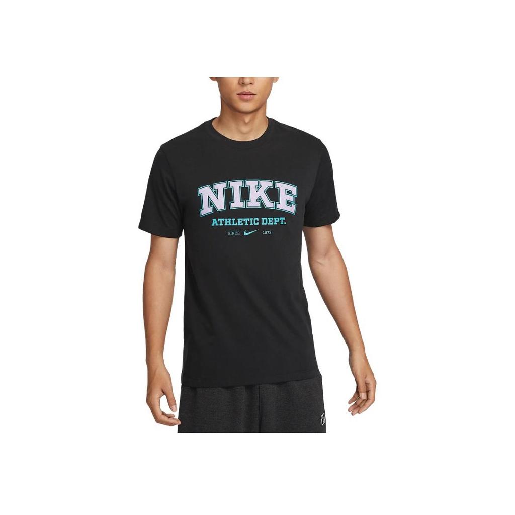 Nike Logo Quick-Dry Loose Fit Round Neck Short Sleeve T-Shirt Men Tops Black HJ3606-010