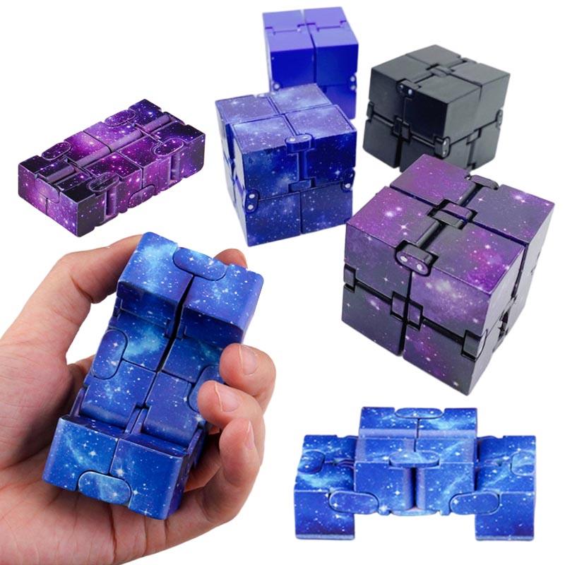 Infinity Cube Flip Adhd Toys Anxiety Toy Fingertips For Game Puzzle Antistress Magic Finger Fidget Autism Hand Gifts Children
