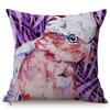 Nordic Bird Oil Painting Art Sofa Decoration Pillowcase Parrot Owl Animal Luxury Chair Cushion Cover Throw Pillow Case