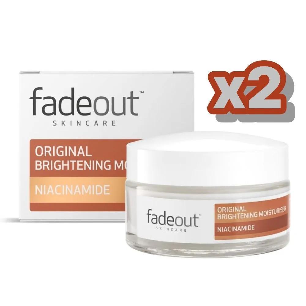 Fade Out Original Brightening Moisturizer 50ml 2pcs fadeout