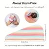 Ultra Absorbent Quick Dry Hair Towel Cap for Women Colorful Striped Microfiber Turban Shower Bath Gym 25x65cm Lightweight Soft