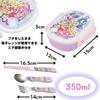 Kimi To Idol Antibacterial Bento with and Chopsticks Microwave and Dishwasher Stainless Steel Trio Set Lunch Suitable for Kindergarten and Made In