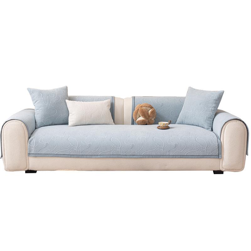 Light Luxury Sofa Cushion  New Four-Season Universal High-End Chenille Jacquard Modern Simple Sofa Cover Back Towel