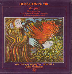 

LP Record DONALD MCINTYRE, JOHN MATHESON, NEW - Wagner: Monolouges from Die Fliegen SLD39 KIWI 1975 New Zealan Classical Used