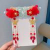 Chinese Style Children's New Year Kawaii Hair Clips Cheongsam Hanfu Hair Accessories Cosplay Hair Ball Hair Clip