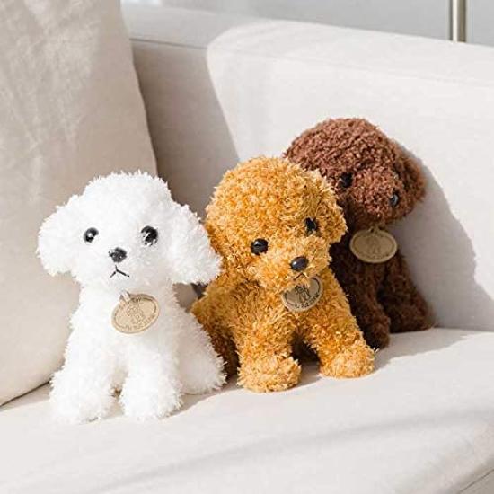 Serce Anioł Pluszowa Zabawka Pudel Pies Zwierzę Pies Dziecko Dzieci Dziewczynki Prezent Urodzinowy Pluszowa Zabawka (Beżowy pudel)