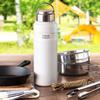 Atlas AWPB-700WH Stainless Steel Vacuum Insulated Water Bottle, 700ml Capacity, Keeps Hot or Cold Water Hot, Lightweight, Direct Drinking, Easy To