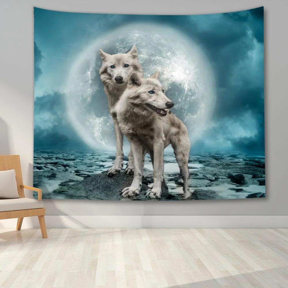 Tapestry Lion Animal  Wall Hanging Beach Towel  Decor Dormitory Bedroom Living Room Home