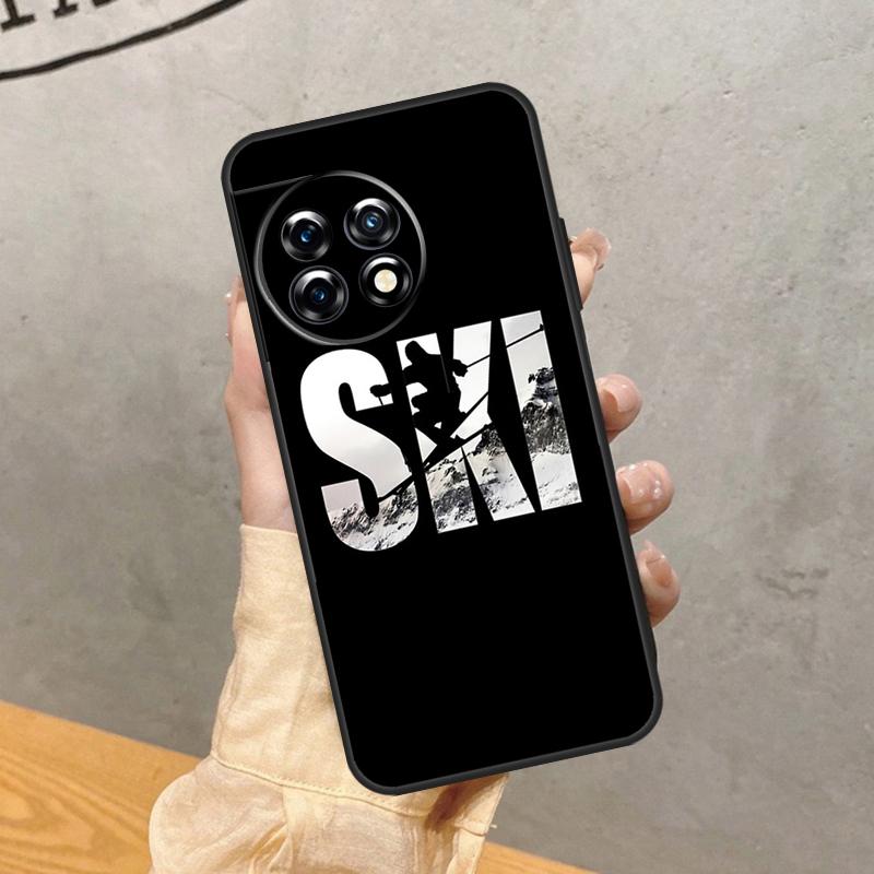 Skiing Snow Snowboard Ski Case For OnePlus 8 9 10 Pro 15 13 12 11 13T 13R 12R 10T 8T Nord CE 5 2 3 4 Lite N20 N30 Cover