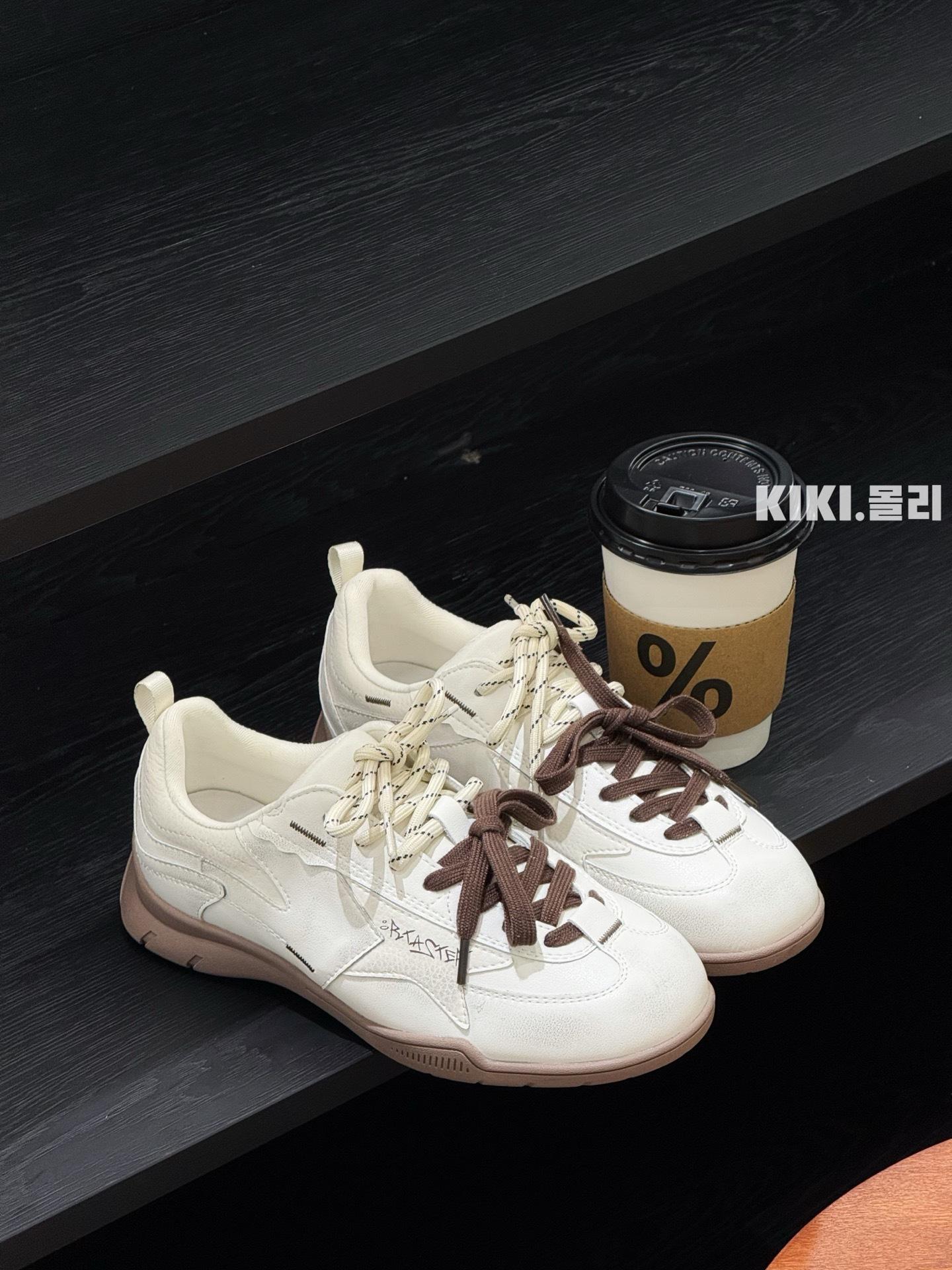 

Retro old dirty German training shoes women s ins tide 2025 early autumn new thick-soled relaxation color matching casual shoes women 39