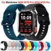 20mm 22mm Sport Silicone Band For Blackview W60 Smartwatch Bracelet Correa For Blackview W70 Pro W50 W50 Pro X20 R60 R30 X1Pro