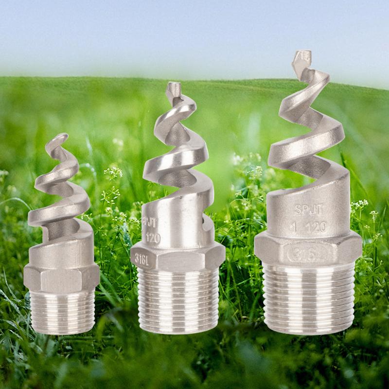 Ugello Spray Conico Spirale Maschio 1/2" 3/4" 1" Torre di Raffreddamento Collettore di Polvere di Raffreddamento Irrigatore Giardino Cortile Irrigatore per Prato