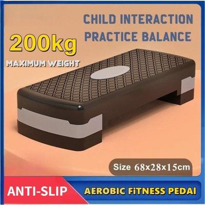 Aerobic Stepper Höhenverstellbar Workout Übung Step Plattform Haushalt Fitnessstudio Übung Fitness Trainingsgerät