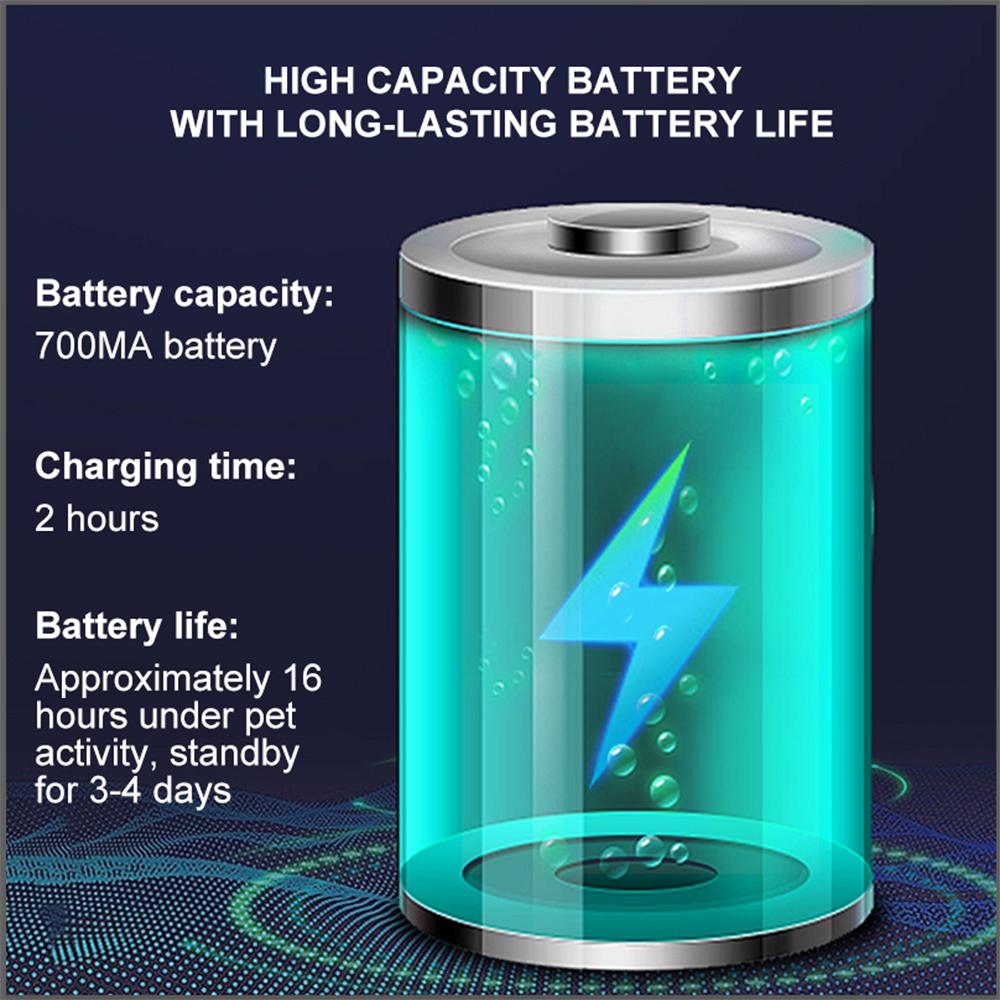 GPS Drahtloser Hundezaun Elektrischer Verstellbarer Hundewestenzaun mit 3 Trainingsmodi Wiederaufladbares Haustier