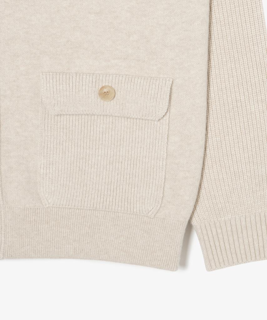 LACOSTE Men'S Button High-Neck Knit Jacket Ah192E-56N I18