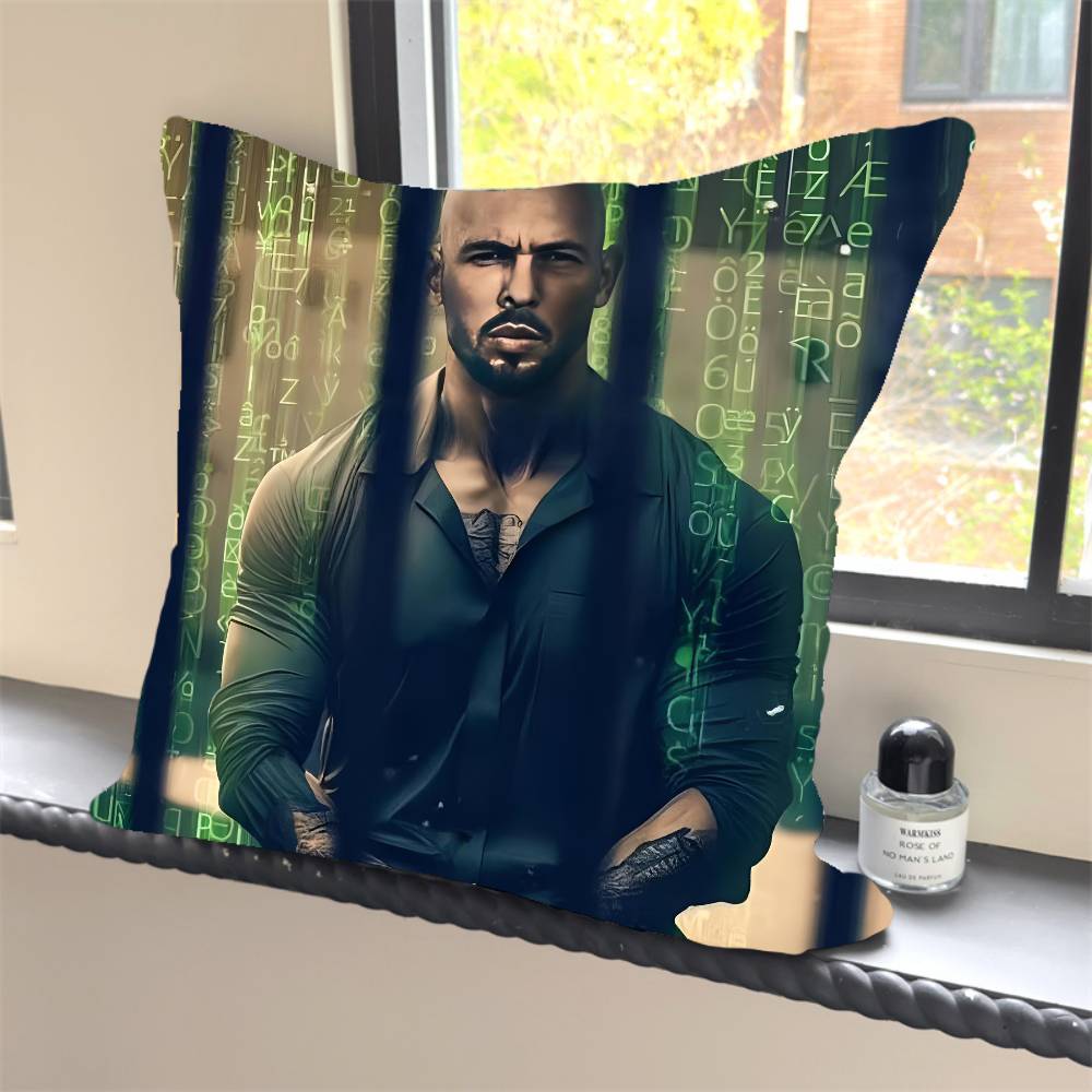 Art And A-Andrew Tate Pillow Case Square Pillow Bedroom Sofa Leisure Comfort Cushion Car Home Decoration