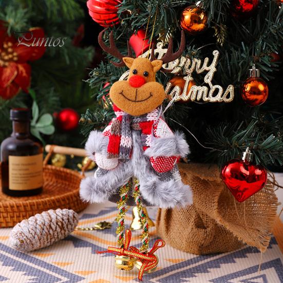 Christmas Pendant Fine Workmanship Christmas Tree Hanging Doll Ornament for Party Festive Home Decoration