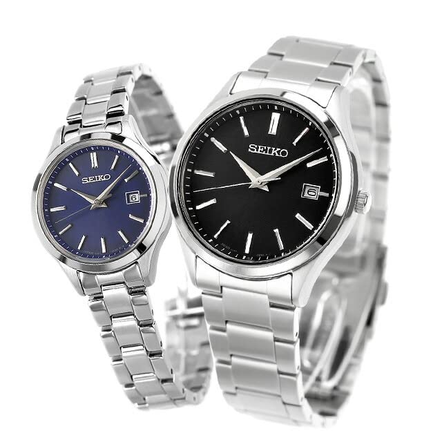 

[Seiko] SEIKO Watch Pair Watch Selection Solar Couple Anniversary SBPX147 STPX095 Men s Women s