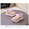 Girls sports shoes new spring and summer children's shoes girls fashion mesh breathable casual shoes embroidery flowers