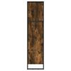 Bookshelf 80 x 30 x 121 cm Engineered Wood Smoked Oak