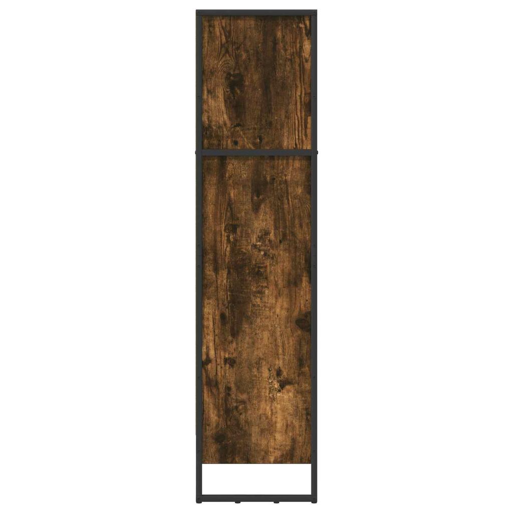 Bookshelf 80 x 30 x 121 cm Engineered Wood Smoked Oak