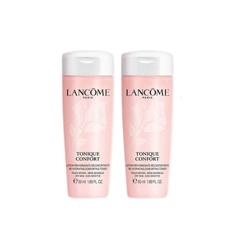 Lancôme Qingying powder water sample size, light lines, soothing and moisturizing skin care products 50ml*2 розовый
