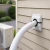 Plastic Wall Penetration Cover Kit Wall Mounted Line Set Cover  For Indoor Outdoor Air Conditioner