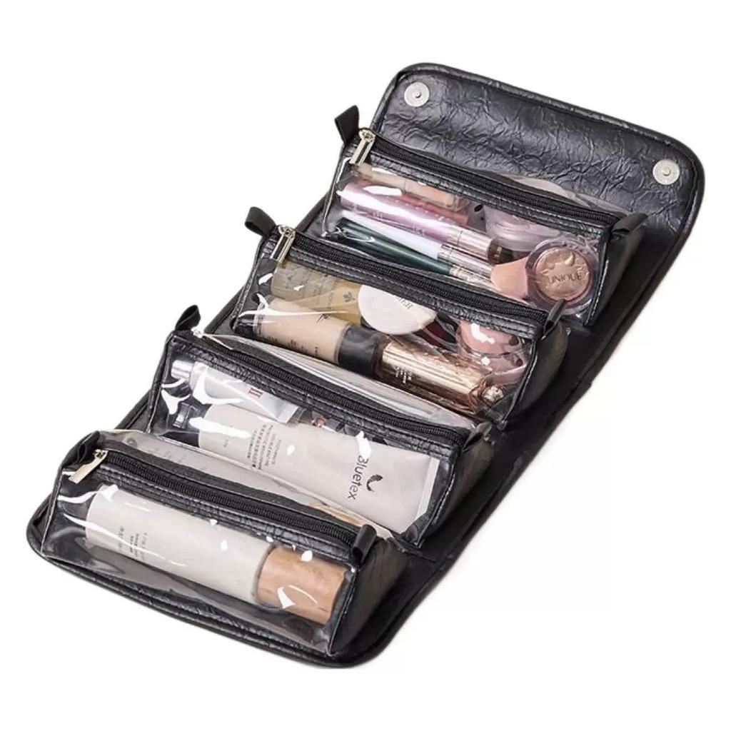 New removable folding cosmetic bag cross-border large-capacity storage bag women portable travel out portable four-in-one