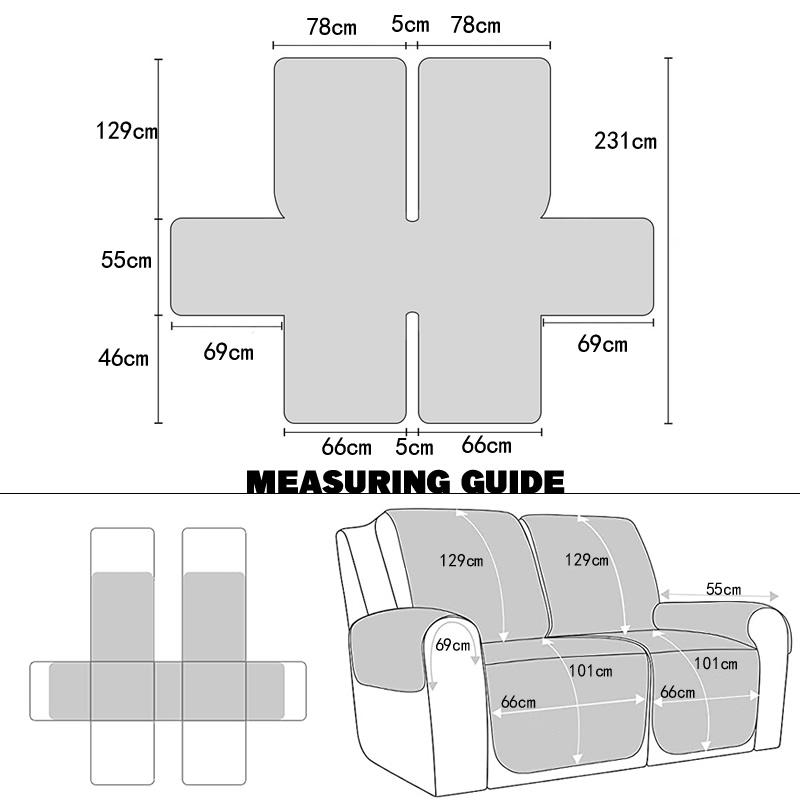 Sitz wasserabweisende Sofamatte für Hunde, Haustiere, Kinder, verschleißfest, Sofa-Liegestuhl-Schonbezüge, rutschfester Sesselbezug-Schutz